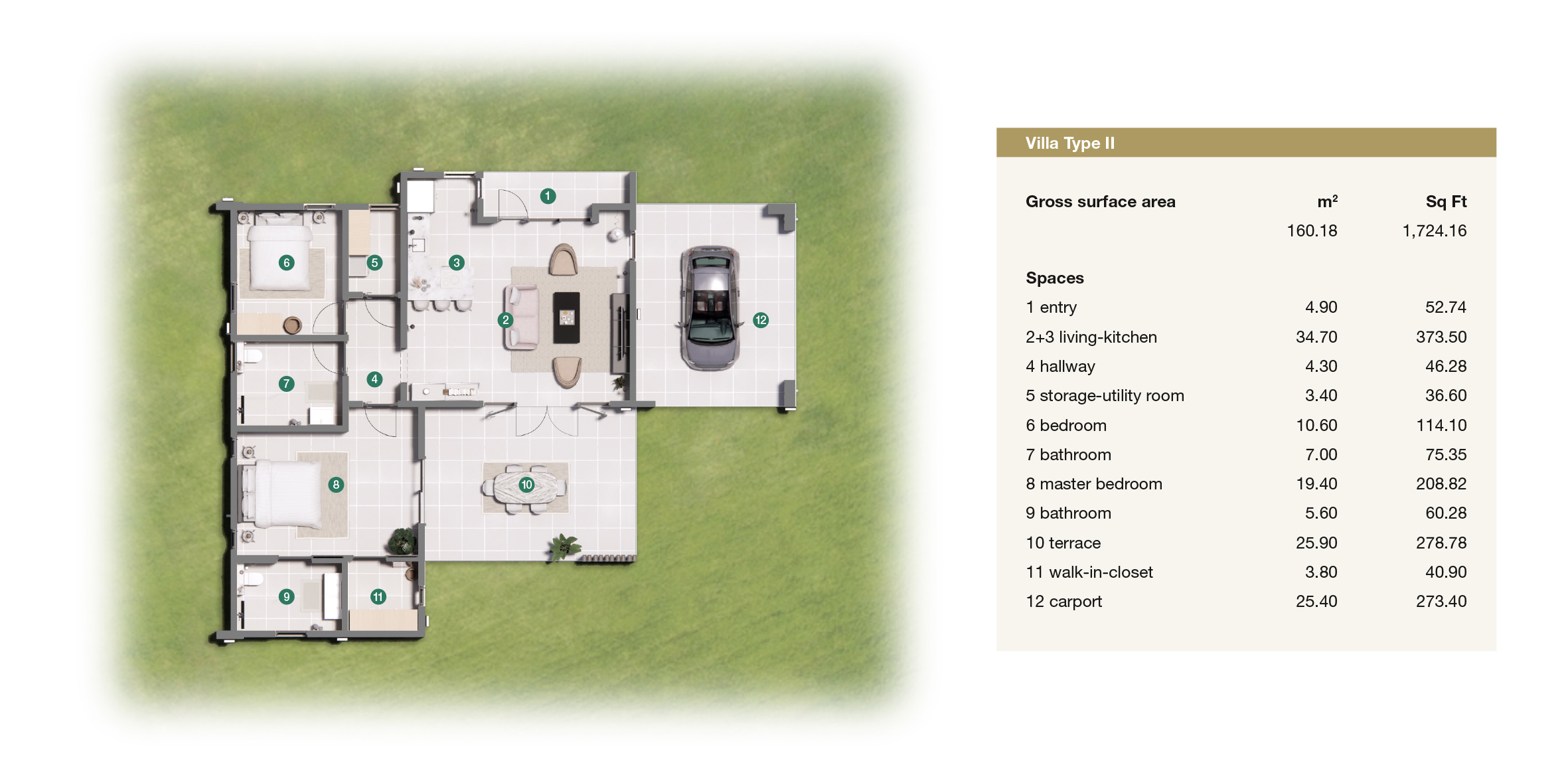 PKB T1 Villa floorplan